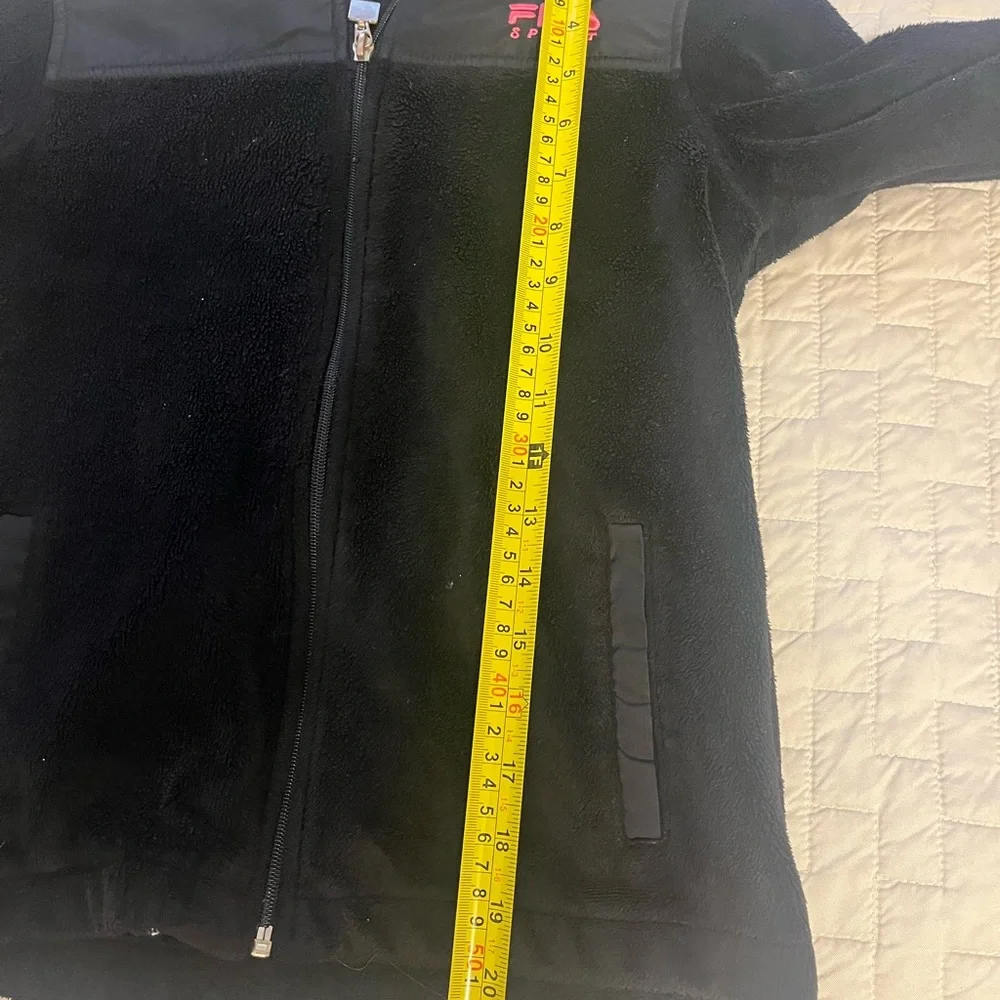 Fila Sport Black Fleece Jacket kids size XS/S 7/8